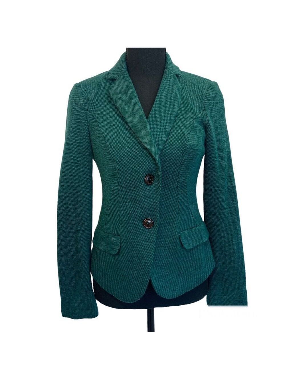 WEEKEND Max Mara green knit blazer Sz XS